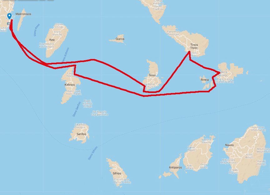 Routes Vip sea transfer Lavrio Greece